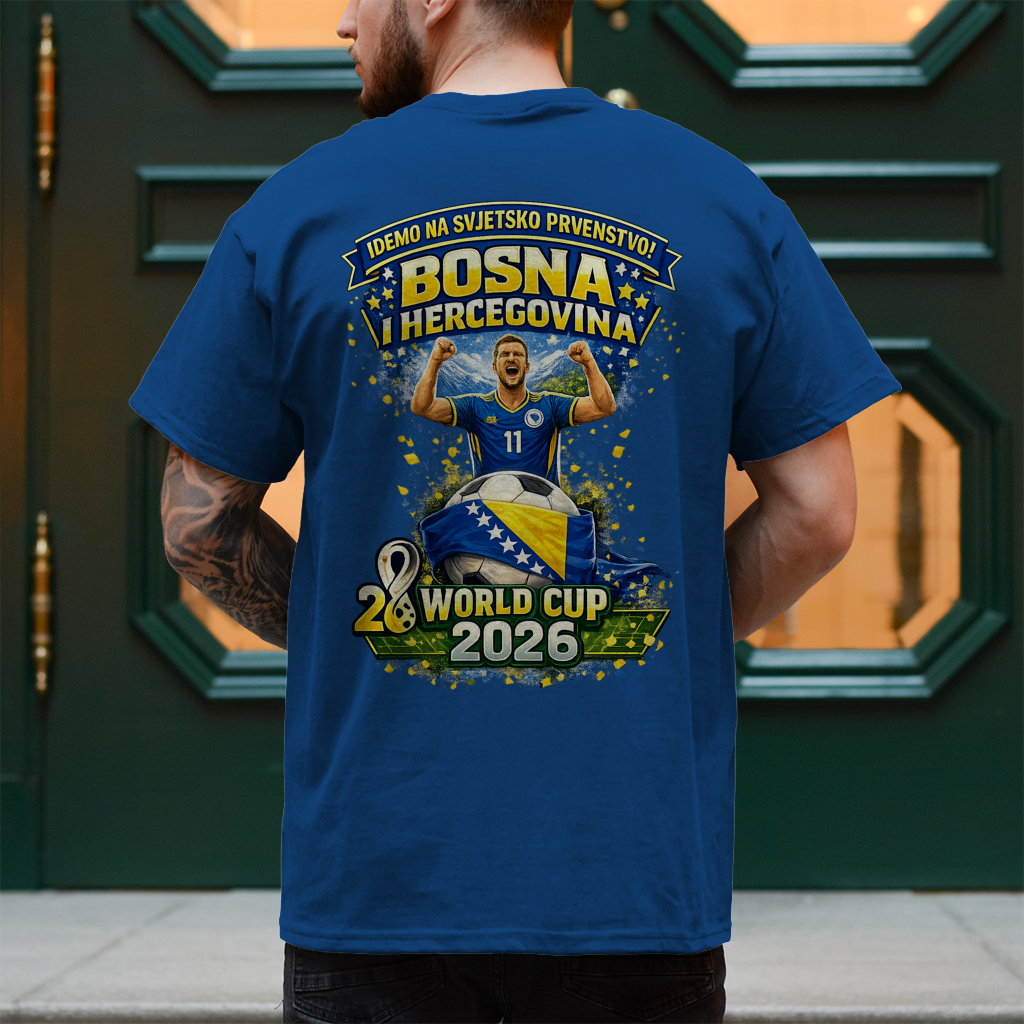 Herren T-Shirt – Bosnien | Design 01  | Rückenprint