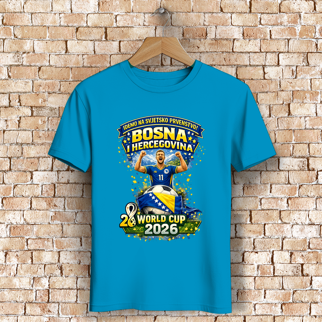 Herren Premium Bio T-Shirt – Bosnien | Design 01 | Frontprint