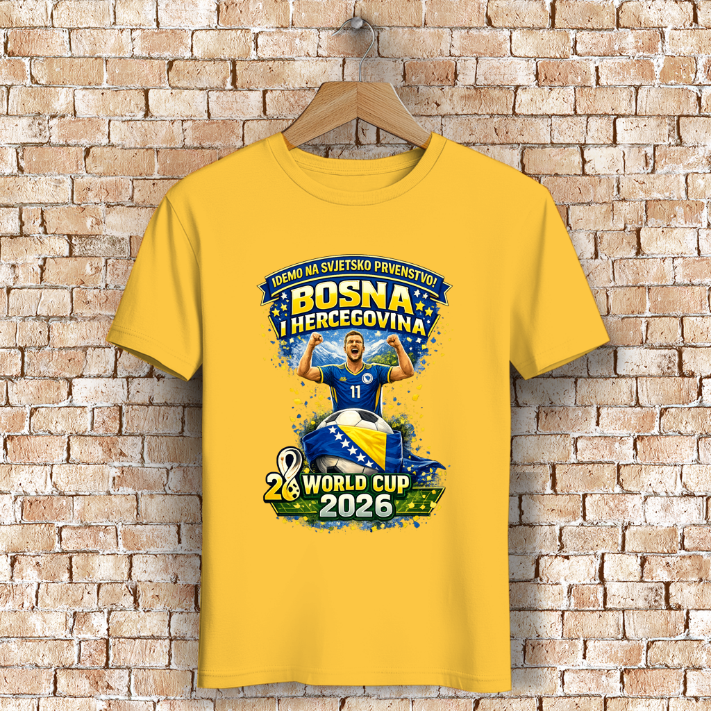 Herren Premium Bio T-Shirt – Bosnien | Design 01 | Frontprint