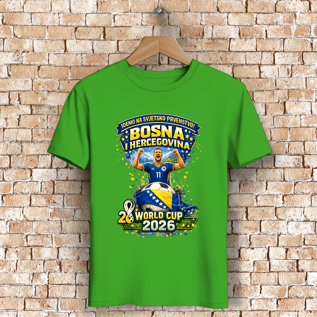 Herren Premium Bio T-Shirt – Bosnien | Design 01 | Frontprint