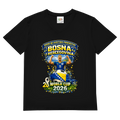Herren Basic V-Neck T-Shirt – Bosnien | Design 01 | Frontprint