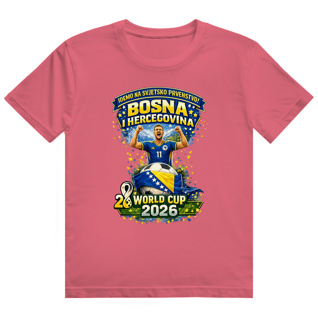 Herren Heavy Cotton T-Shirt – Bosnien | Design 01 | Frontprint