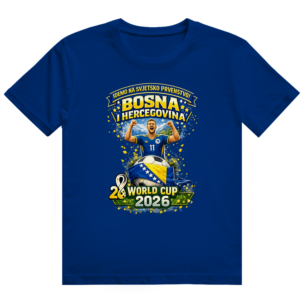Herren Heavy Cotton T-Shirt – Bosnien | Design 01 | Frontprint