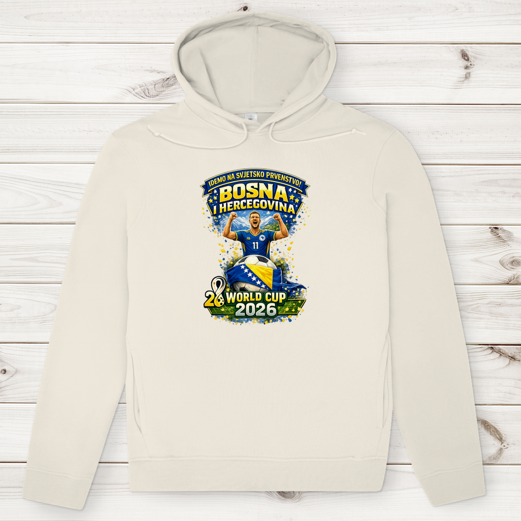 Herren Premium Bio Hoodie – Bosnien | Design 01 | Frontprint