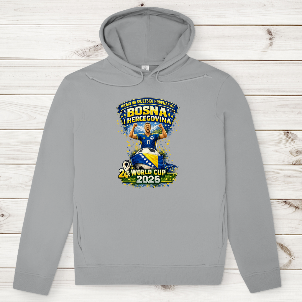 Herren Premium Bio Hoodie – Bosnien | Design 01 | Frontprint