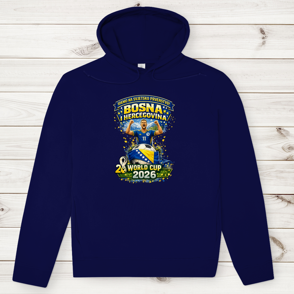 Herren Premium Bio Hoodie – Bosnien | Design 01 | Frontprint