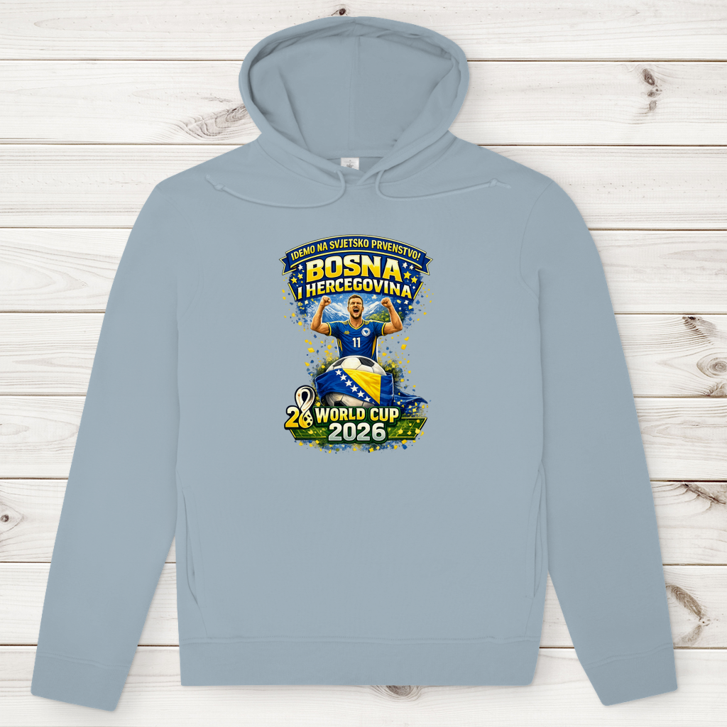 Herren Premium Bio Hoodie – Bosnien | Design 01 | Frontprint