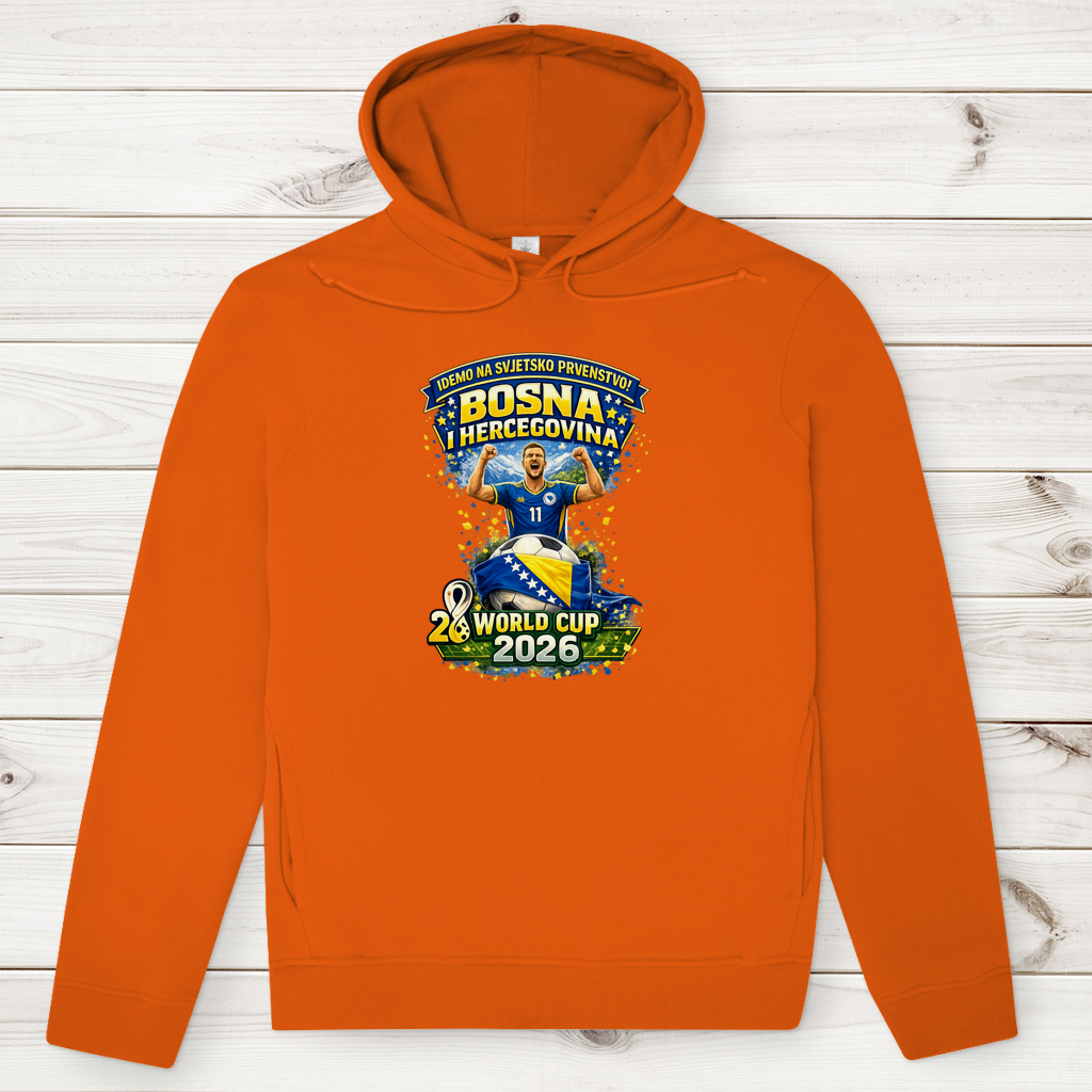 Herren Premium Bio Hoodie – Bosnien | Design 01 | Frontprint