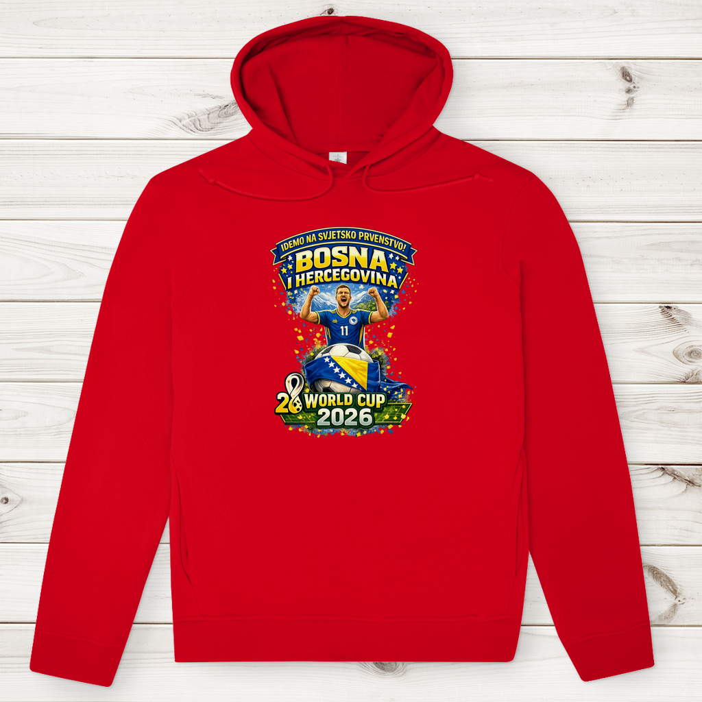 Herren Premium Bio Hoodie – Bosnien | Design 01 | Frontprint