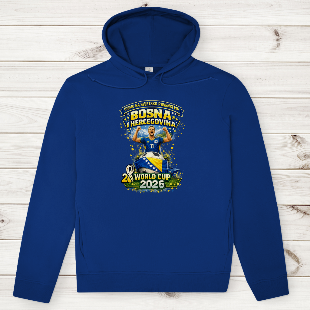 Herren Premium Bio Hoodie – Bosnien | Design 01 | Frontprint