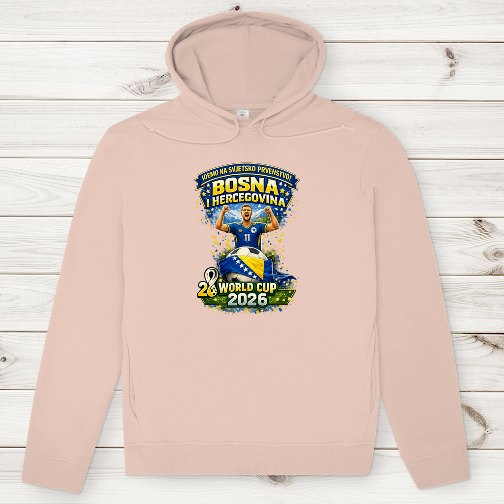 Herren Premium Bio Hoodie – Bosnien | Design 01 | Frontprint
