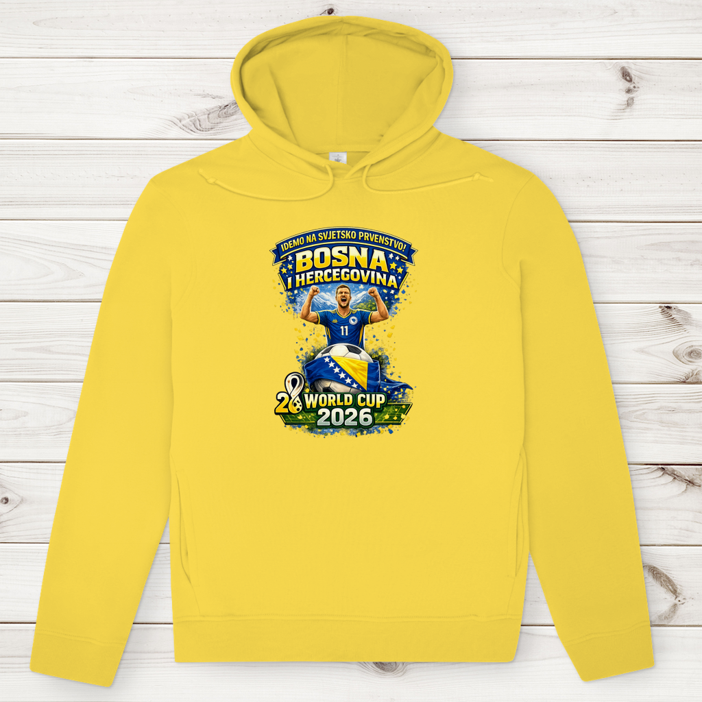 Herren Premium Bio Hoodie – Bosnien | Design 01 | Frontprint
