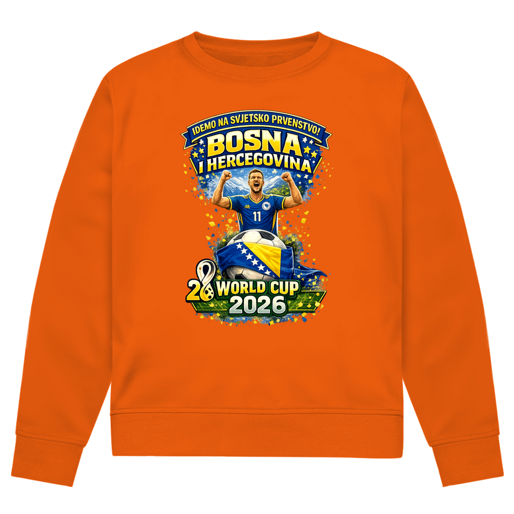 Herren Premium Bio Sweatshirt – Bosnien | Design 01 | Frontprint