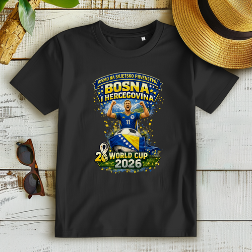 Damen Premium Bio T-Shirt – Bosnien | Design 01  | Frontprint