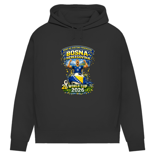 Damen Premium Bio Hoodie – Bosnien | Design 01 | Frontprint