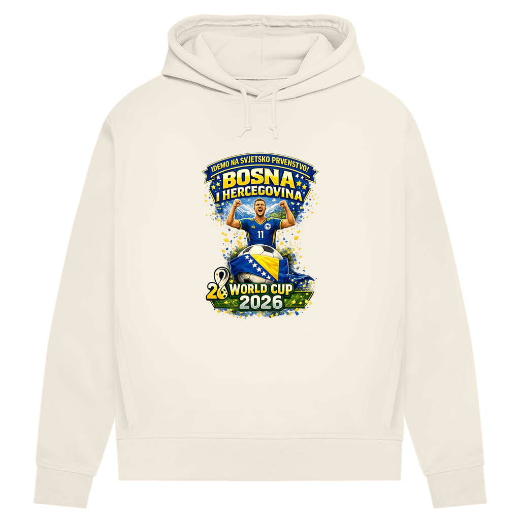 Women's Premium Organic Hoodie – Bosnia | Design 01 | Front Print