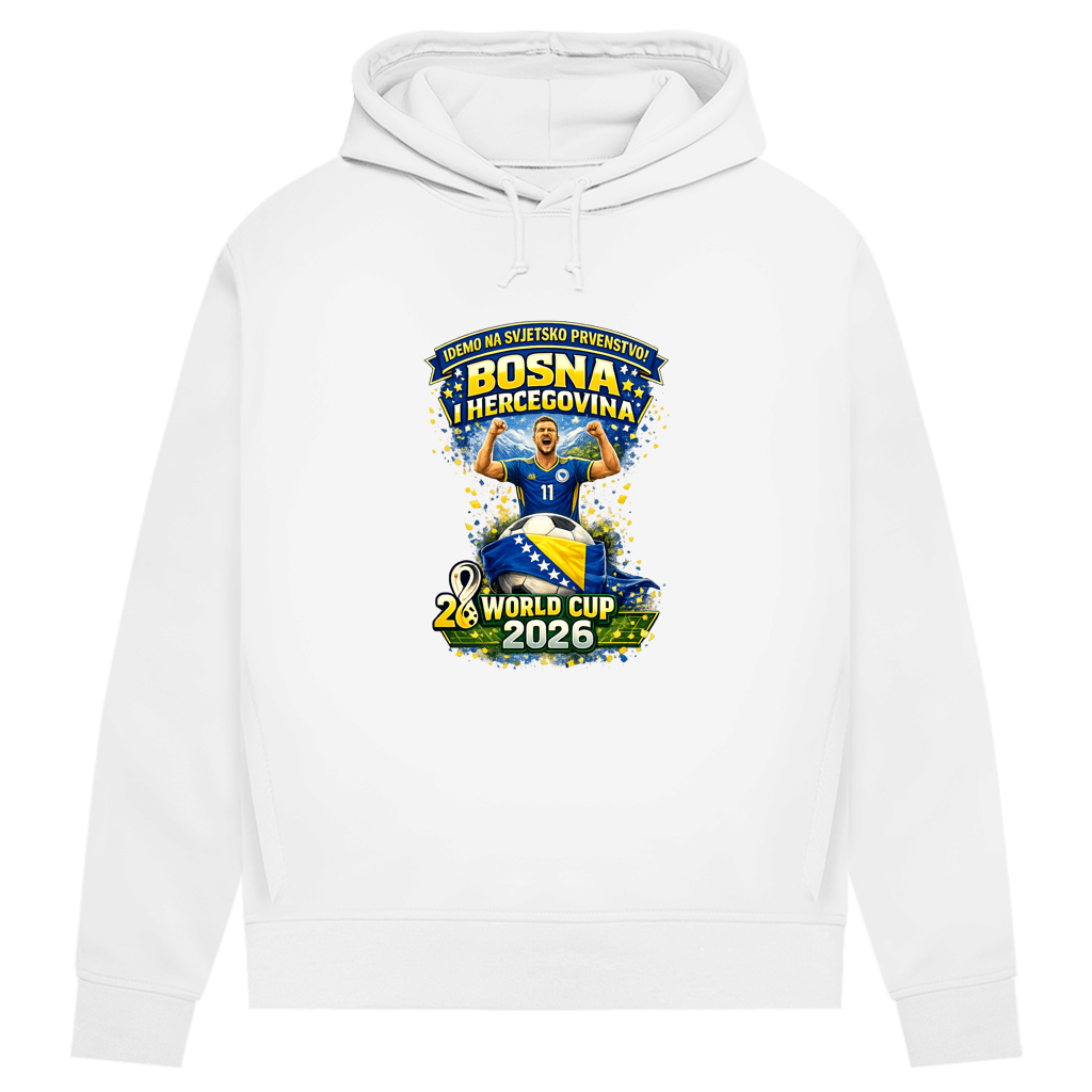 Women's Premium Organic Hoodie – Bosnia | Design 01 | Front Print