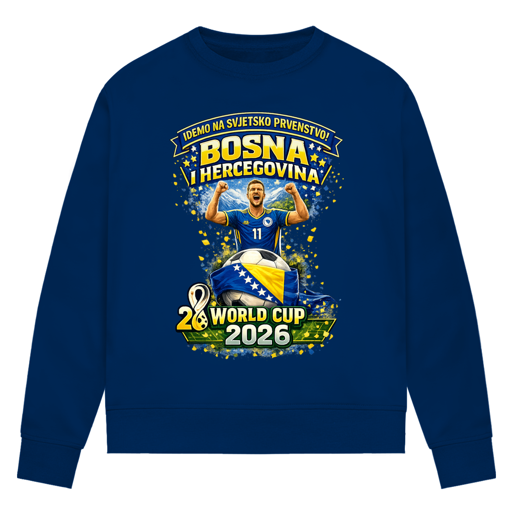 Women's Premium Organic Sweatshirt - Bosnia | Design 01 | Front Print