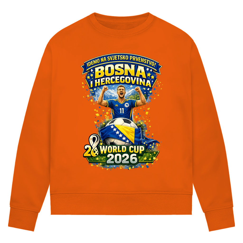 Women's Premium Organic Sweatshirt - Bosnia | Design 01 | Front Print