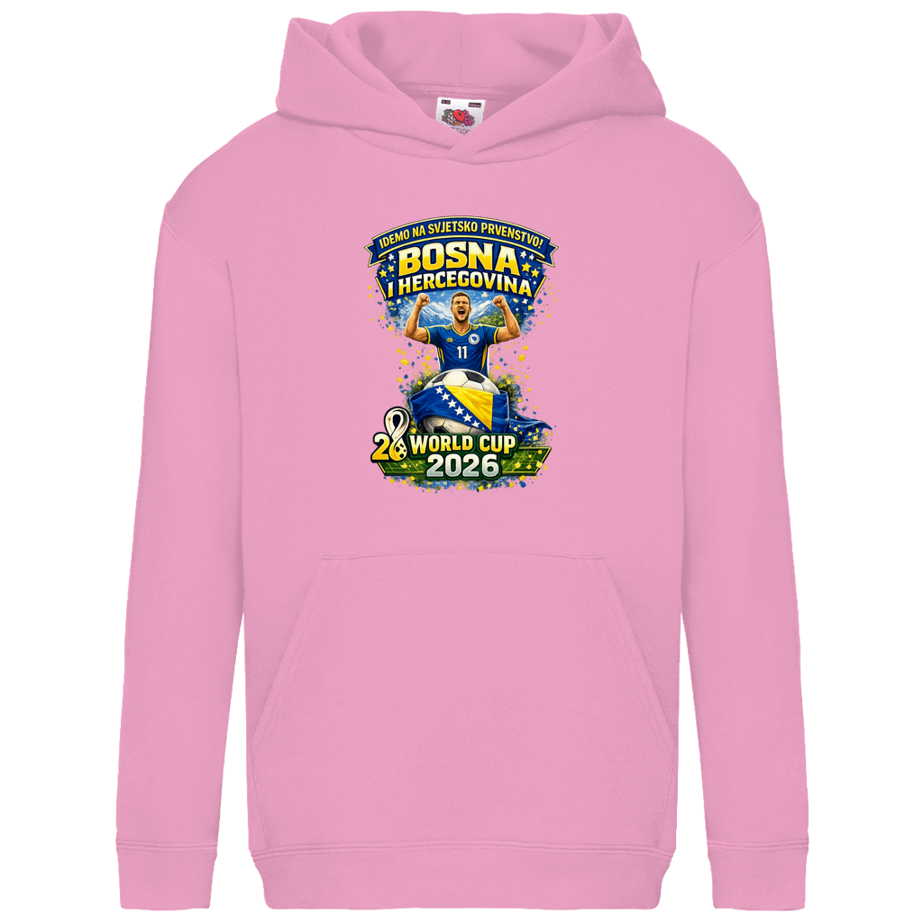 Kids Basic Hoodie – Bosnien | Design 01 | Frontprint