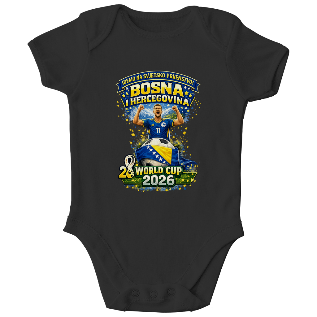 Kids Organic Bodysuit – We're going to the World Cup | Frontprint