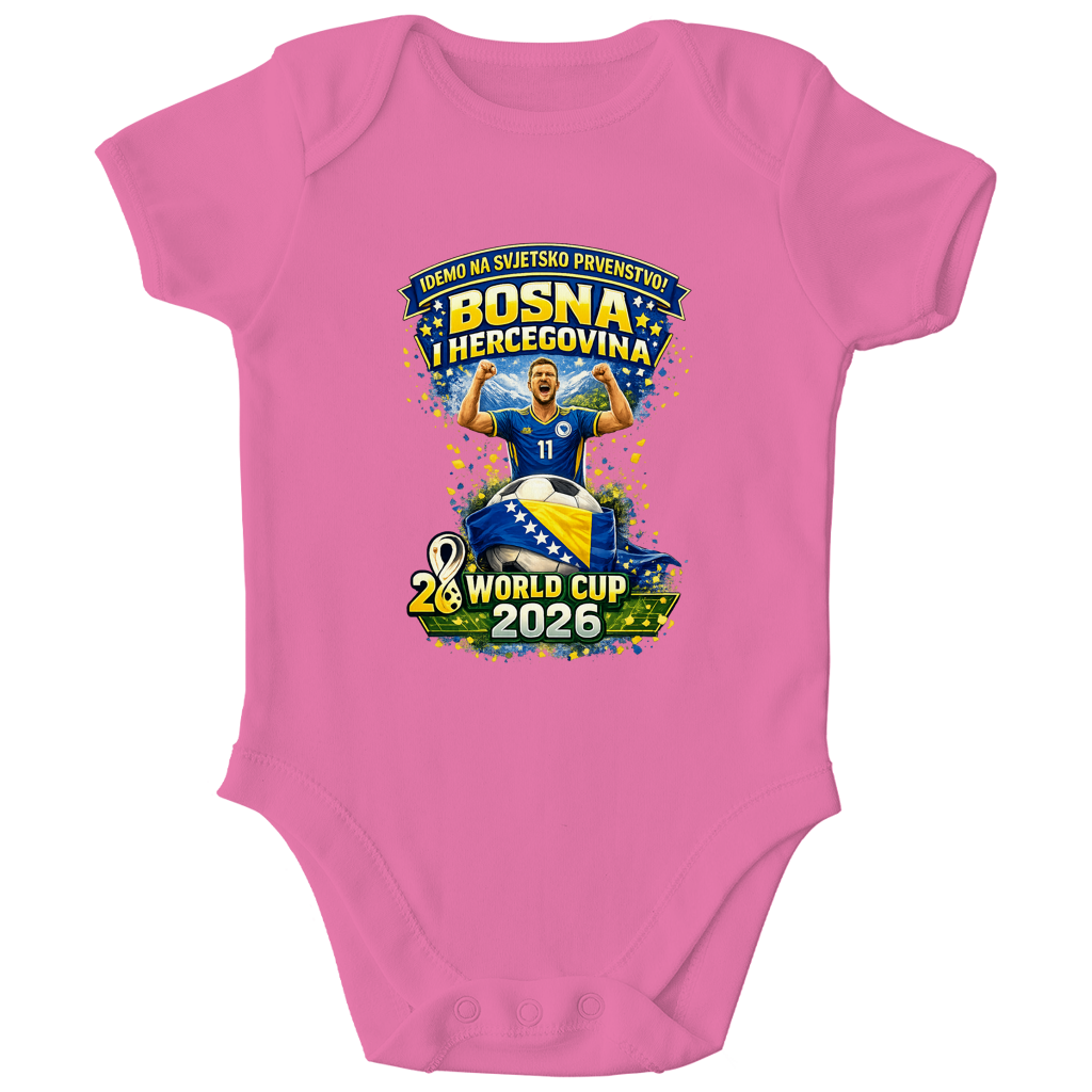 Kids Organic Bodysuit – We're going to the World Cup | Frontprint