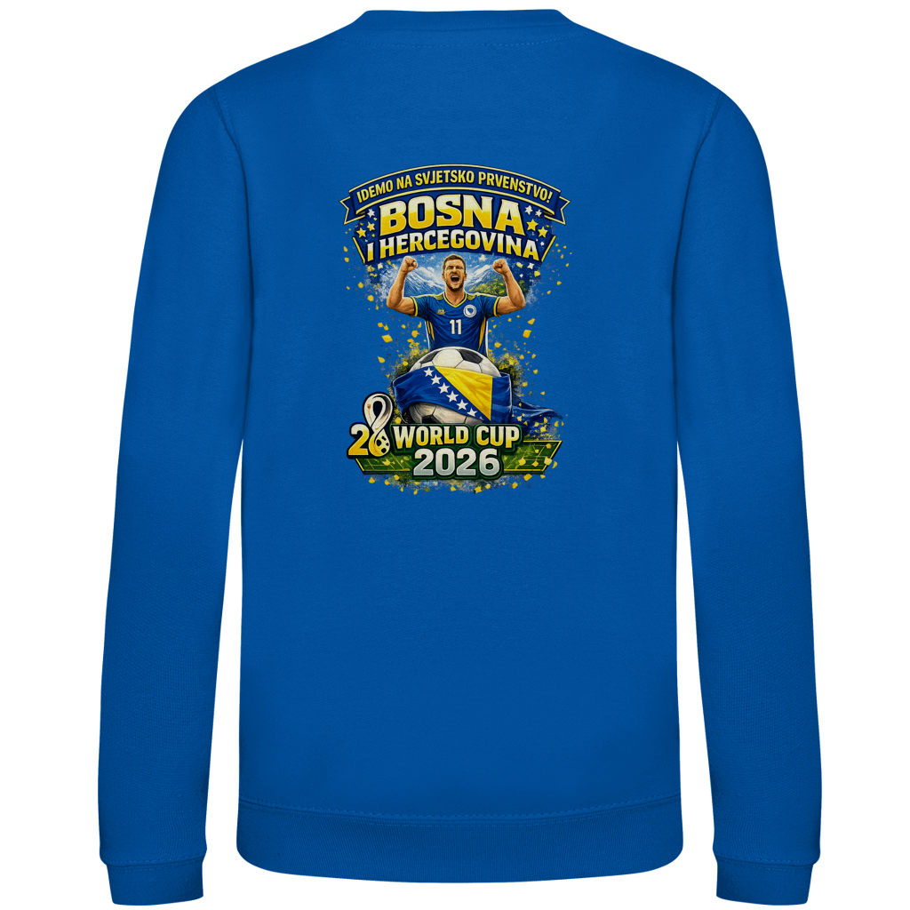 Dječija dukserica – Bosna | Dizajn 01 | Print na leđima