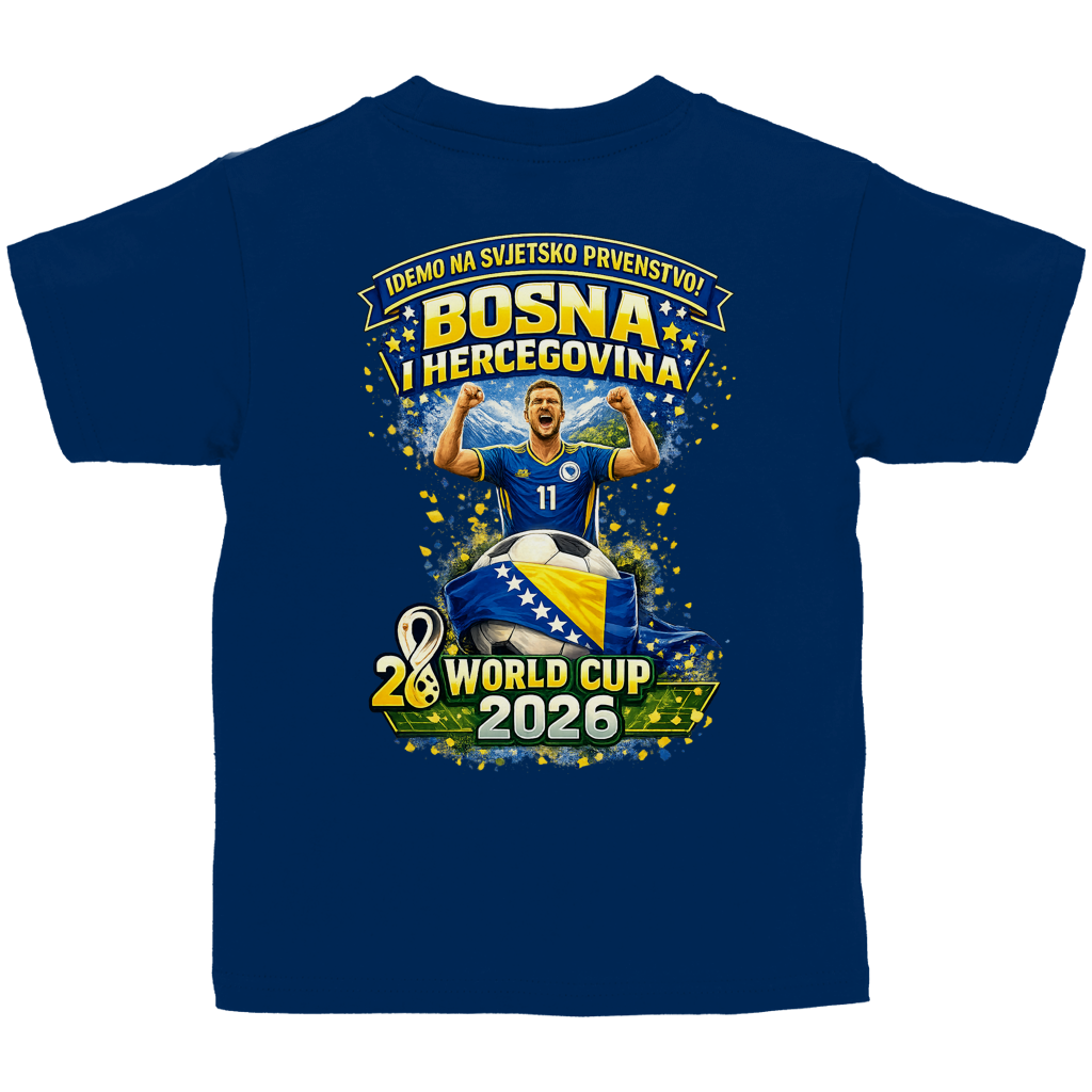Dječija Basic majica – Bosna | Dizajn 01 | Print na leđima
