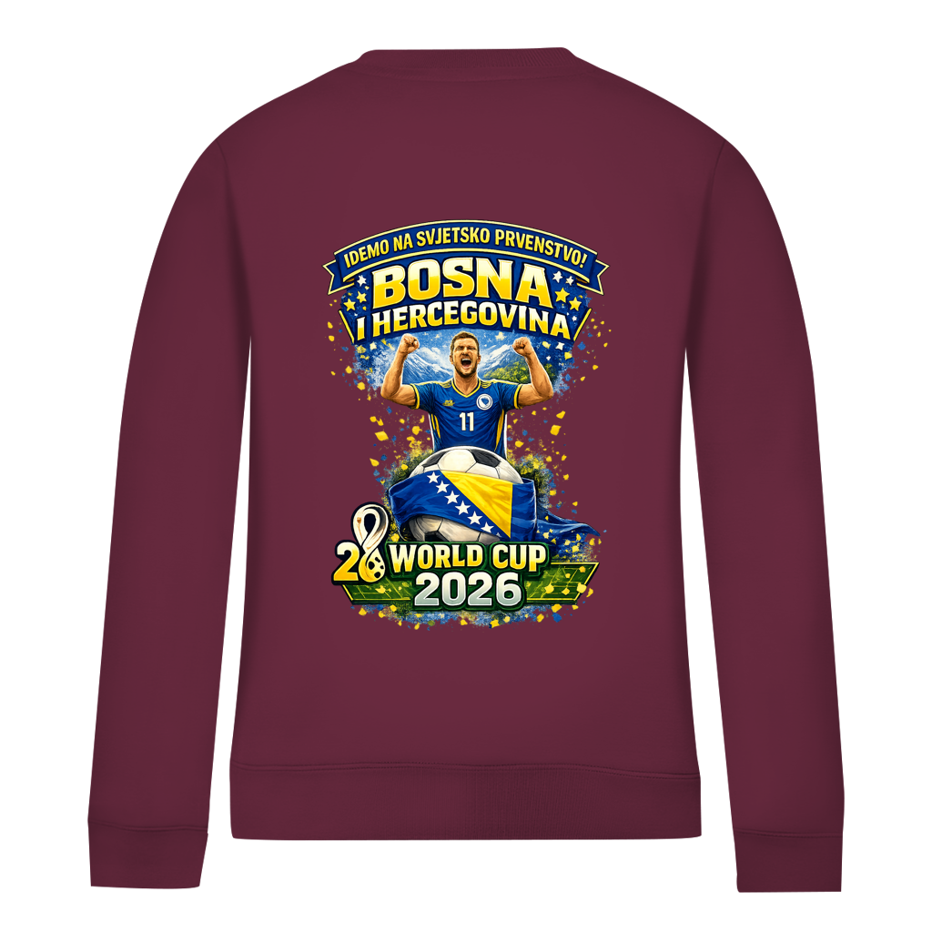 Women's Sweatshirt – Bosnia | Design 01 | Back Print