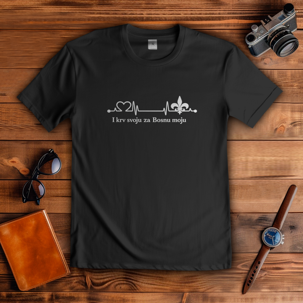 Muška majica kratkih rukava – Za Bosnu Moju | Prednji print