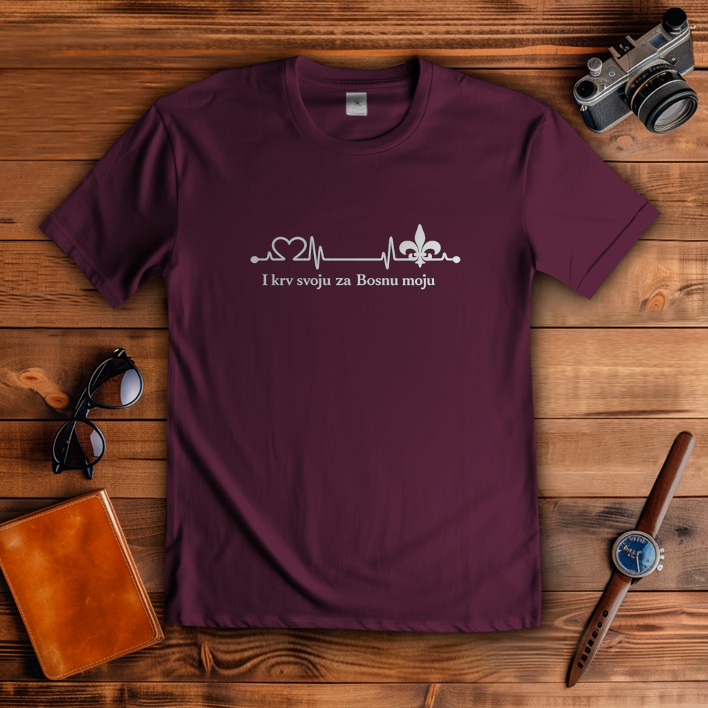 Herren T-Shirt – Za Bosnu Moju | Frontprint