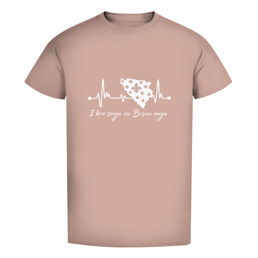 Herren Premium Bio T-Shirt Bosnien – Bosna Herzschlag | Frontprint