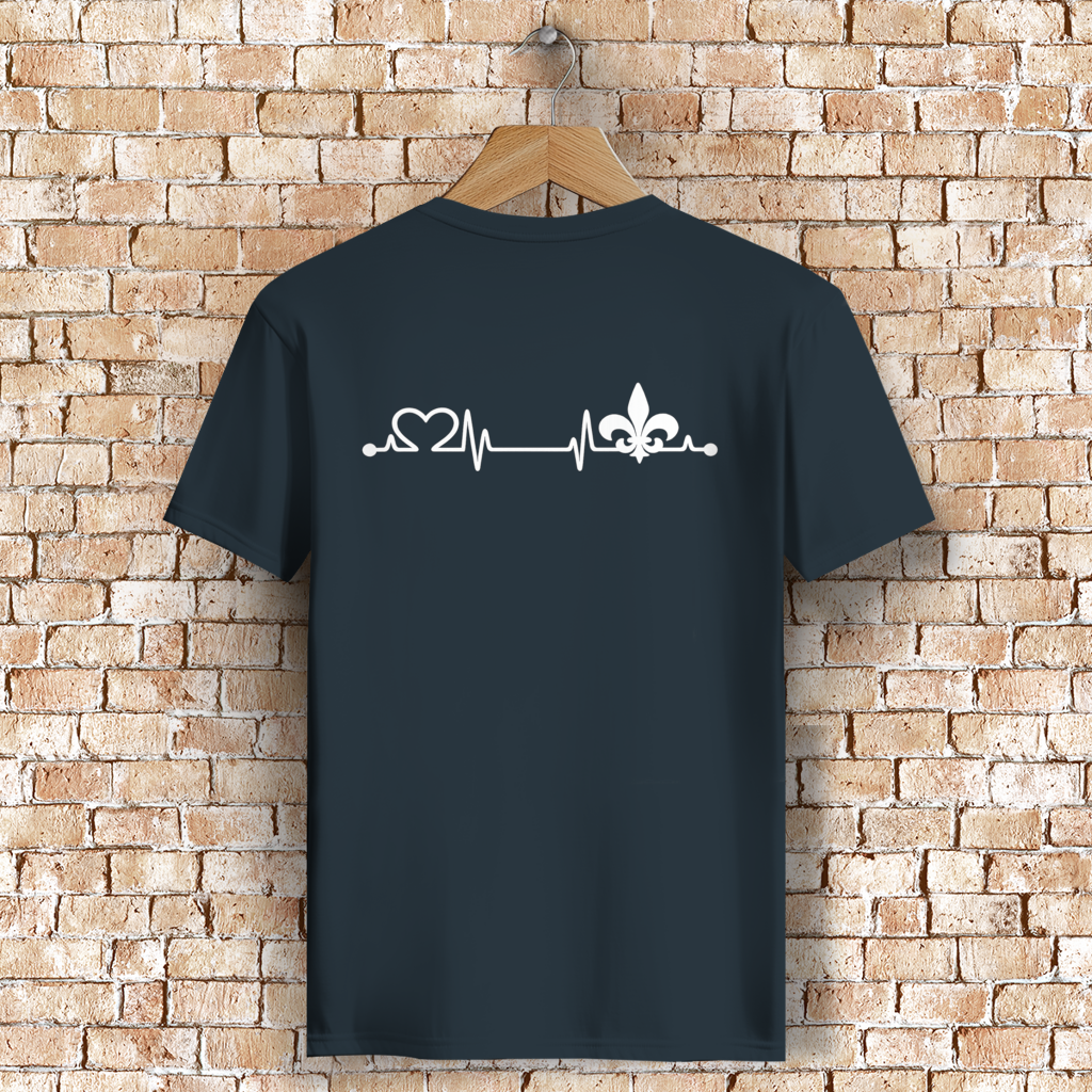 Herren Premium Bio T-Shirt – Srce Bosne | Rückenprint