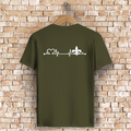 Herren Premium Bio T-Shirt – Srce Bosne | Rückenprint