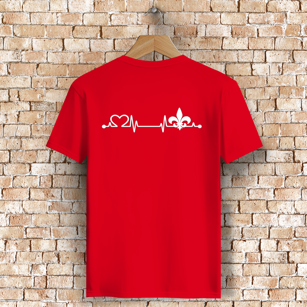 Herren Premium Bio T-Shirt – Srce Bosne | Rückenprint