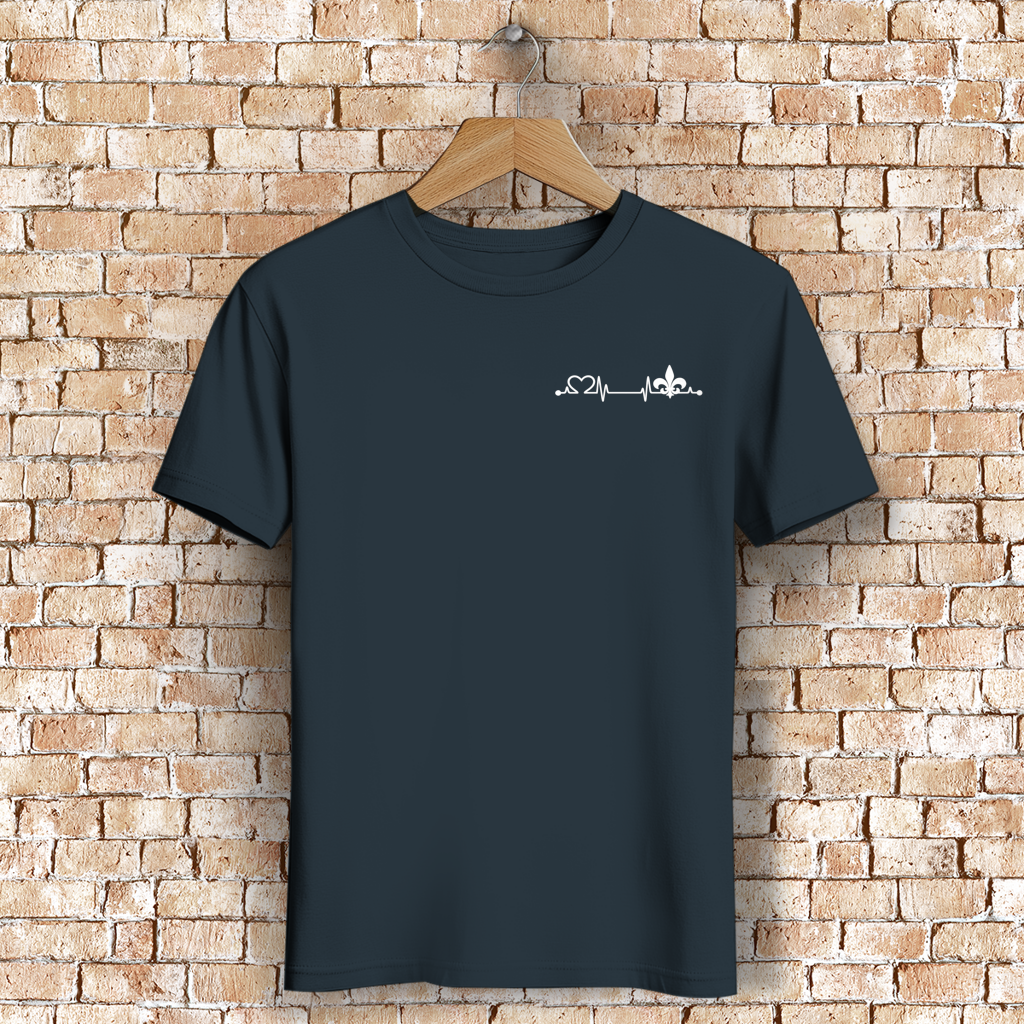 Herren Premium Bio T-Shirt – Srce Bosne | Kleiner Brustprint
