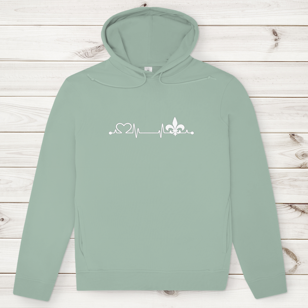Herren Premium Bio Hoodie – Srce Bosne | Frontprint