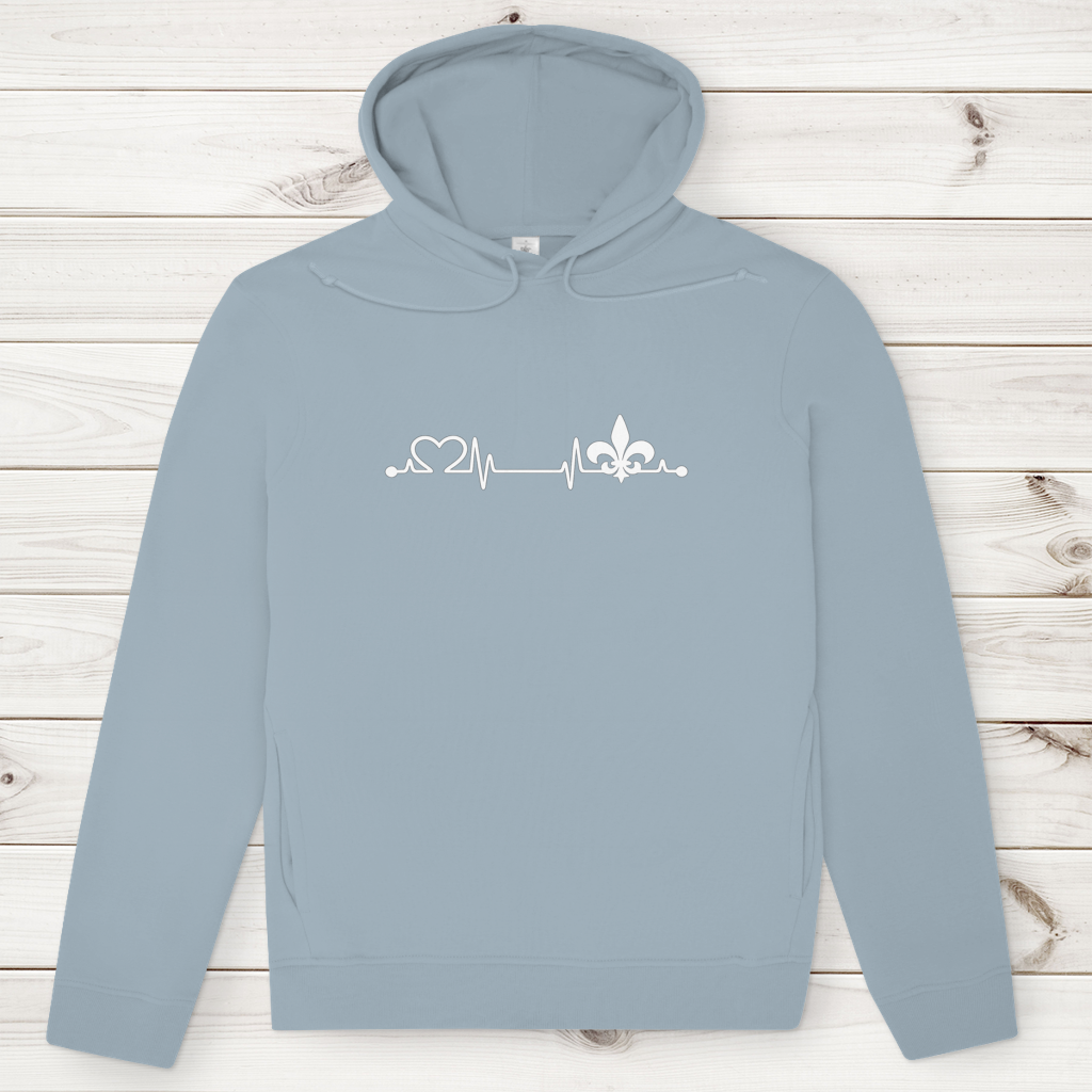 Herren Premium Bio Hoodie – Srce Bosne | Frontprint