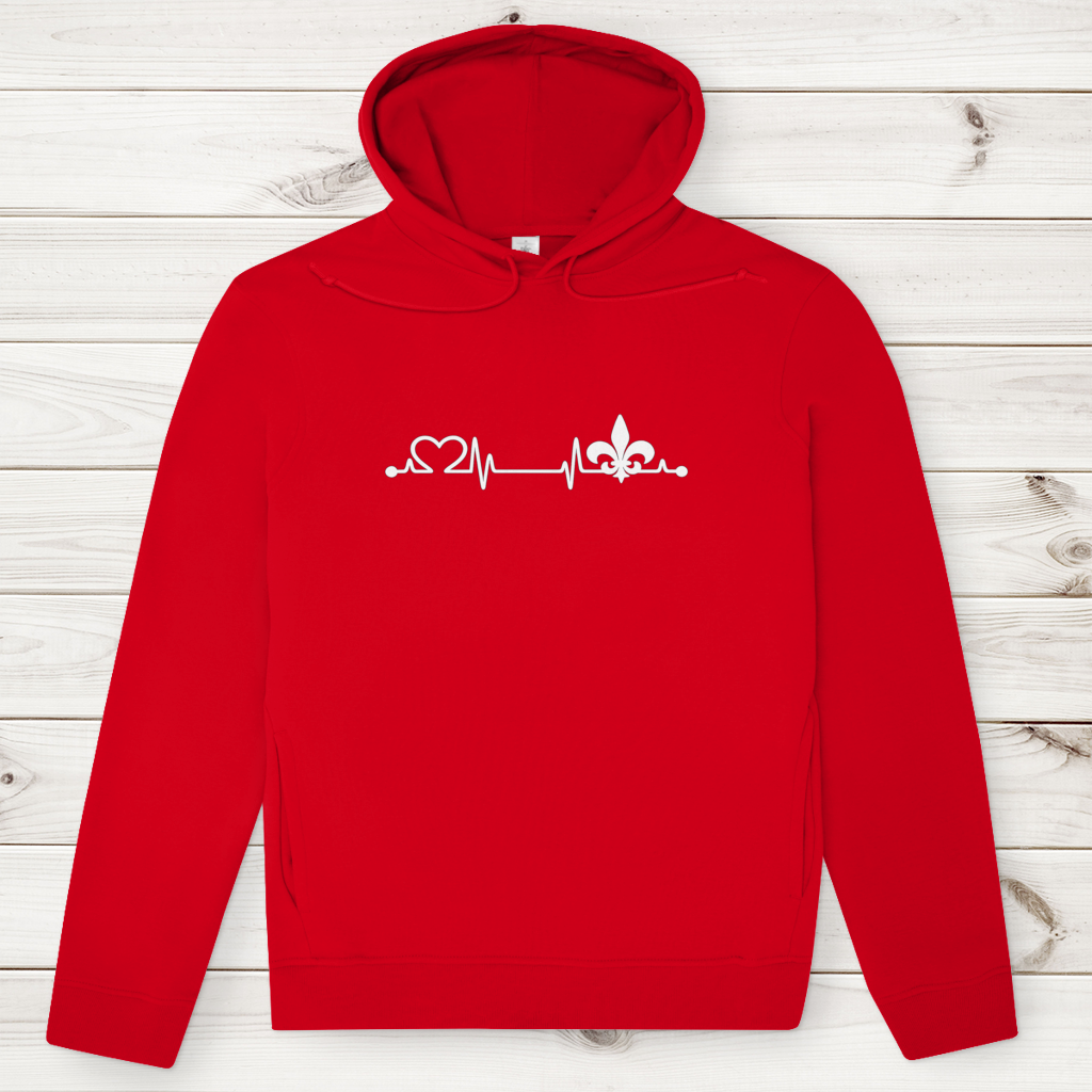 Herren Premium Bio Hoodie – Srce Bosne | Frontprint