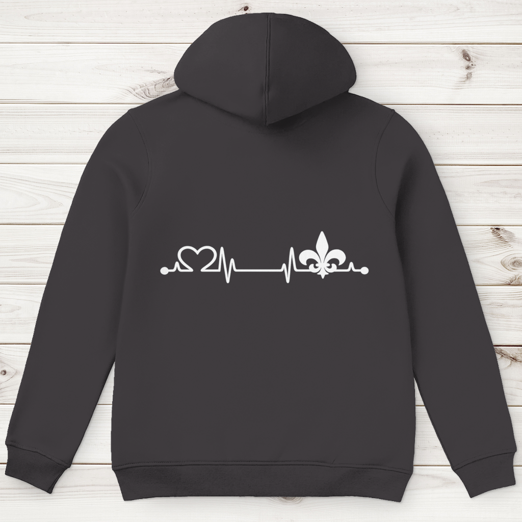 Herren Premium Bio Hoodie – Srce Bosne | Rückenprint