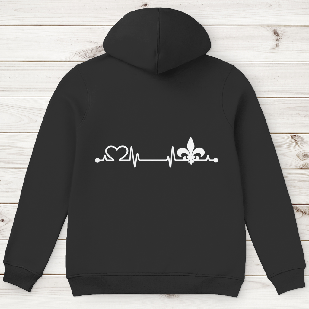 Men's Premium Organic Hoodie – Srce Bosne | Back Print