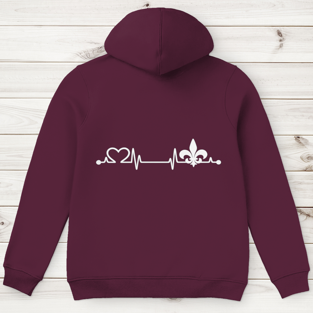 Herren Premium Bio Hoodie – Srce Bosne | Rückenprint