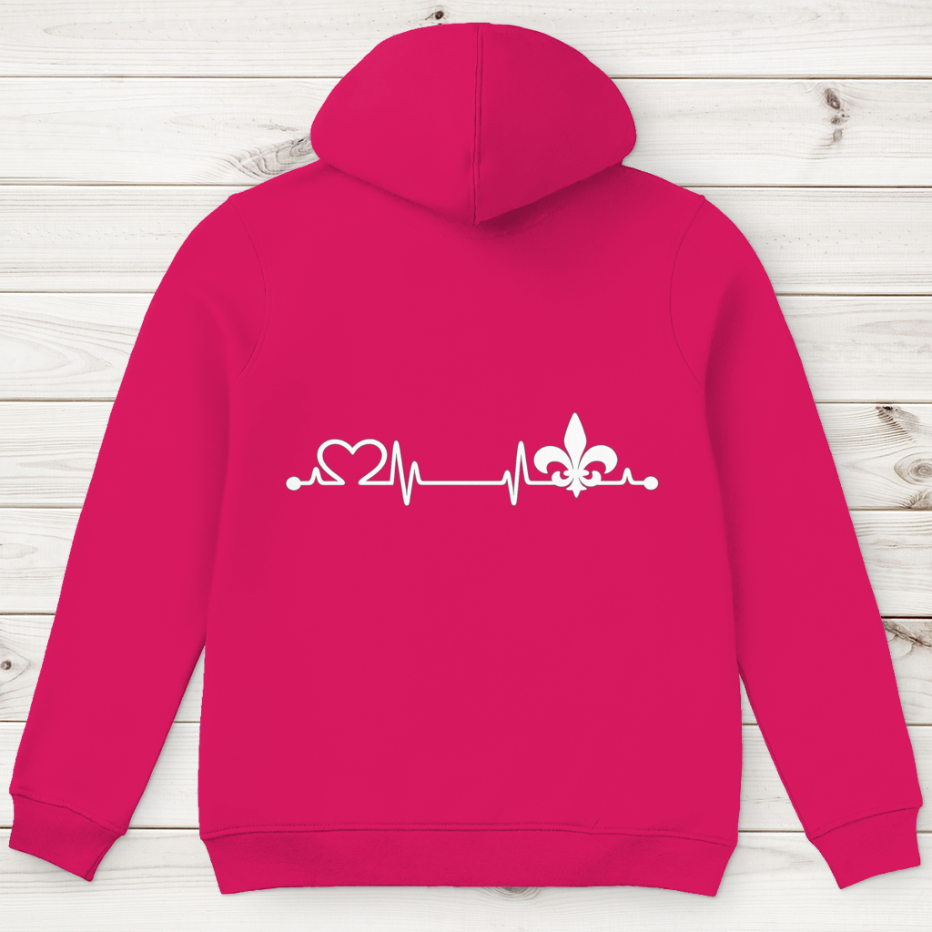 Herren Premium Bio Hoodie – Srce Bosne | Rückenprint