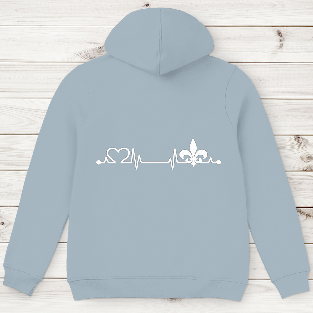 Herren Premium Bio Hoodie – Srce Bosne | Rückenprint