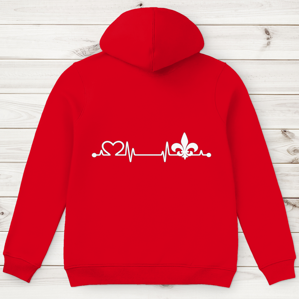 Men's Premium Organic Hoodie – Srce Bosne | Back Print