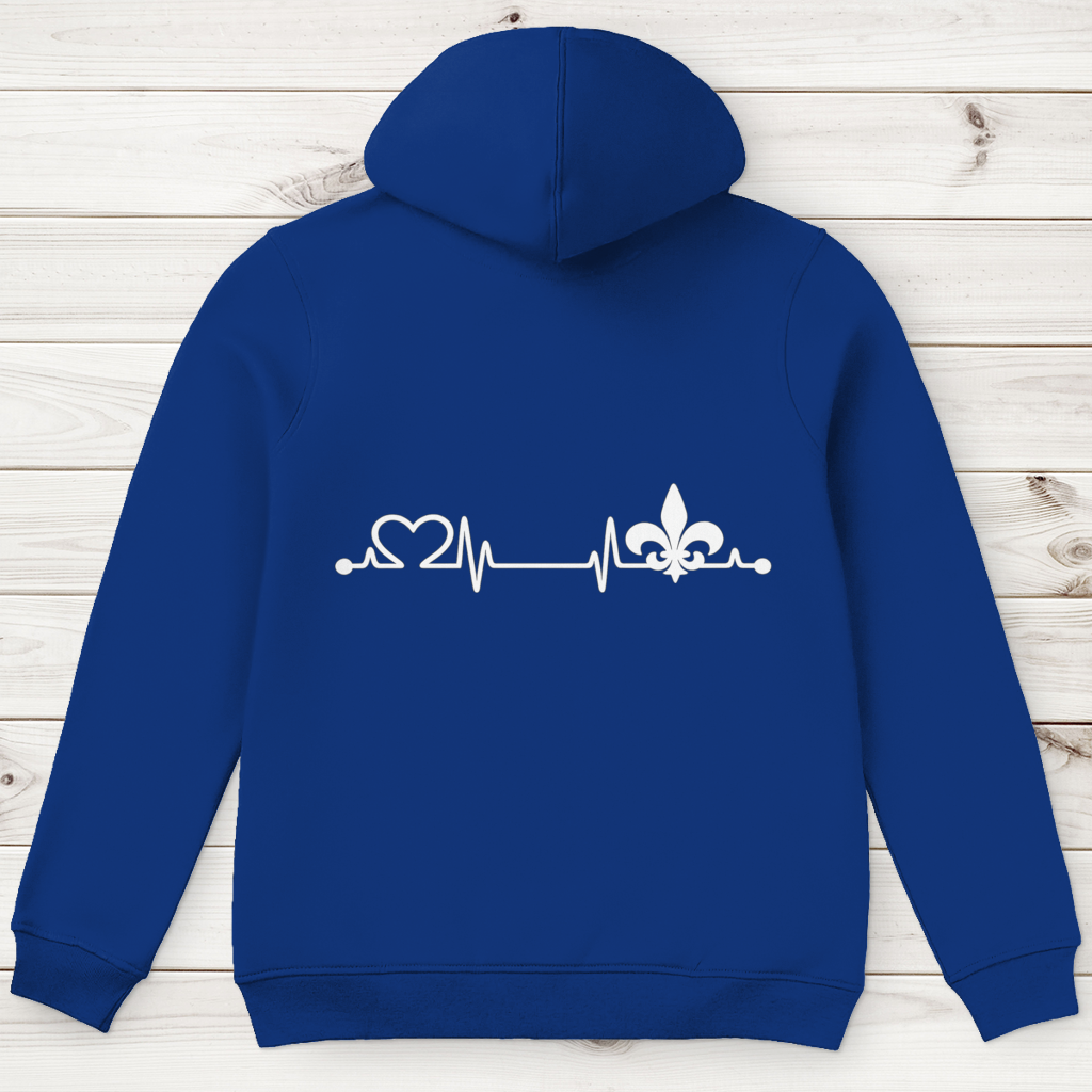 Herren Premium Bio Hoodie – Srce Bosne | Rückenprint