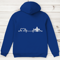 Herren Premium Bio Hoodie – Srce Bosne | Rückenprint