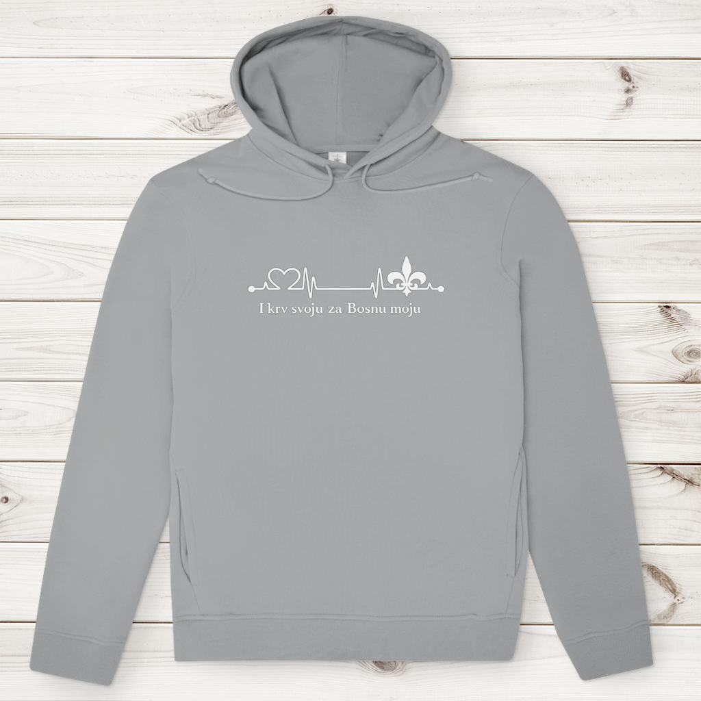 Men's Premium Organic Hoodie – Za Bosnu Moju | Front Print