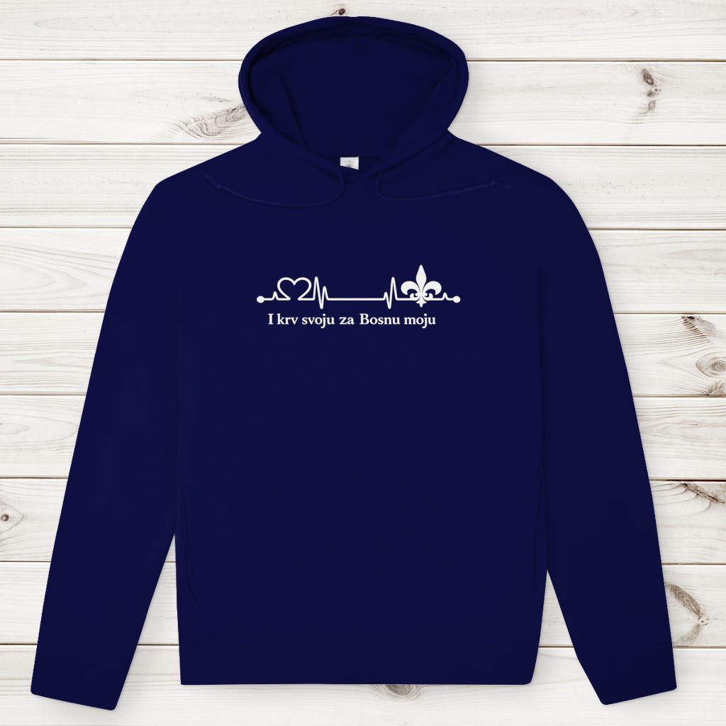 Men's Premium Organic Hoodie – Za Bosnu Moju | Front Print