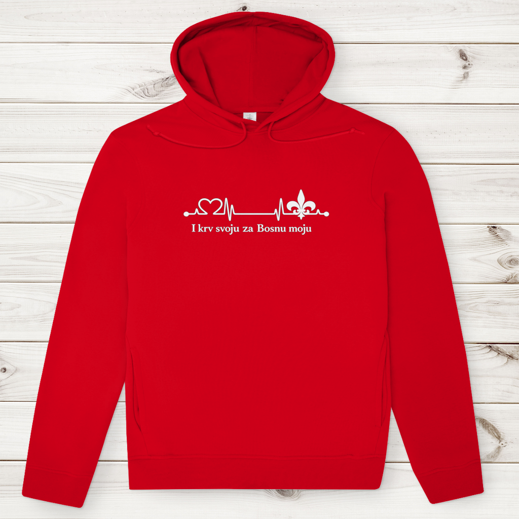 Men's Premium Organic Hoodie – Za Bosnu Moju | Front Print